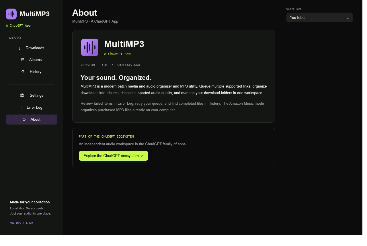About MultiMP3 screen in MultiMP3